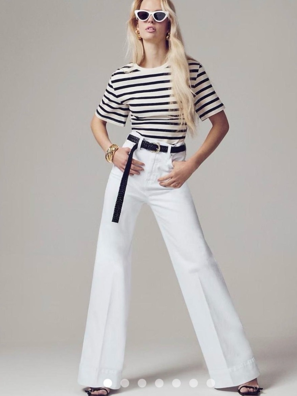J. Crew Wide Leg Trouser High Rise Jeans- 30